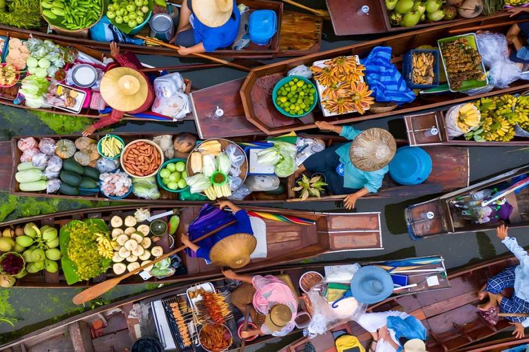 Bangkok: Damnoen Saduak Floating Market and Maeklong Railway