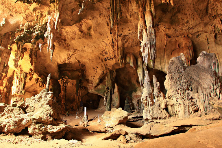 Krabi: Unieke privévaart met tijgergrot tempel &amp; cafés