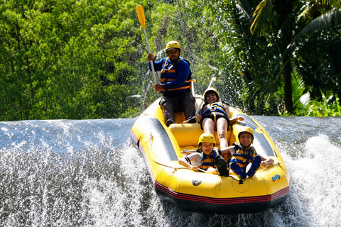 Ubud: Ayung River Rafting & Kuber Quad with Cave & Waterfall Single/Tandem ATV Quad & River Rafting | Transfer Gianyar