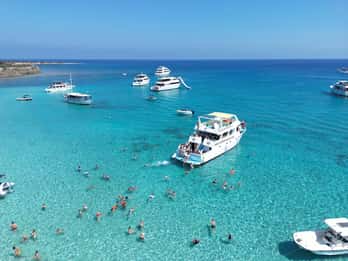 Tour in autobus e barca alla Laguna Blu (Akamas) da Paphos