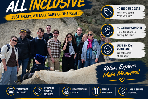 Gobustan, Mud Volcanoes & Absheron All-Inclusive Tour From Baku:Gobustan-Absheron Premium Tour All Tickets + Lunch
