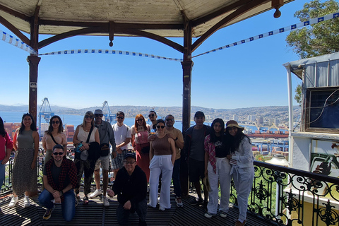 Santiago: Viña del Mar + Casa Blanca Valley + Valparaiso Heritage Tour