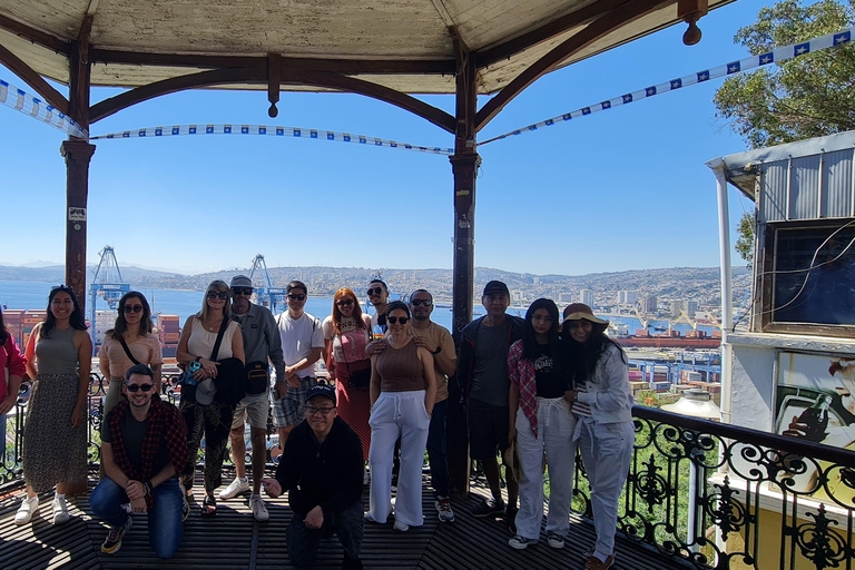 Santiago: Viña del Mar + Casa Blanca Valley + Valparaiso Heritage Tour