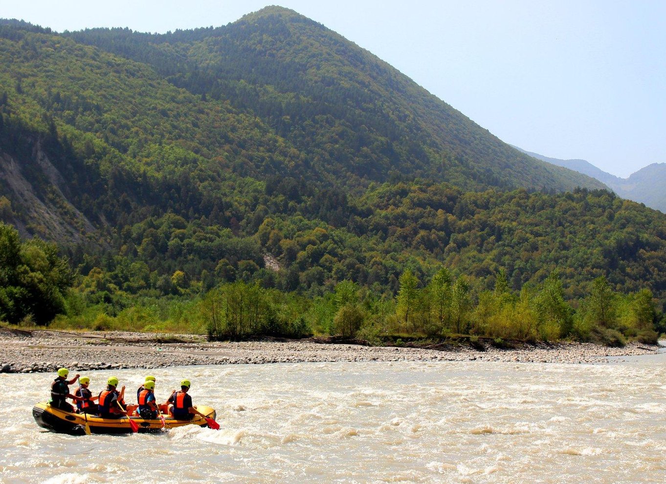 Kutaisi: Rafting på Rioni-floden med transport