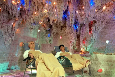 Budapest: Margaret Island, Salt Cave treatment