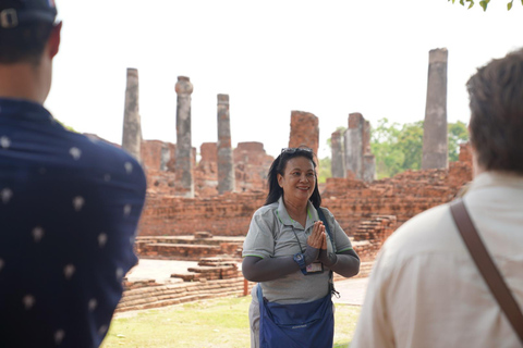 From Bangkok: Ayutthaya Day Trip with Cruise & Buffet Lunch