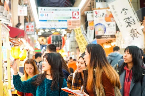 Osaka: 2 uur durende Kuromon Market Walking Street Food Tour