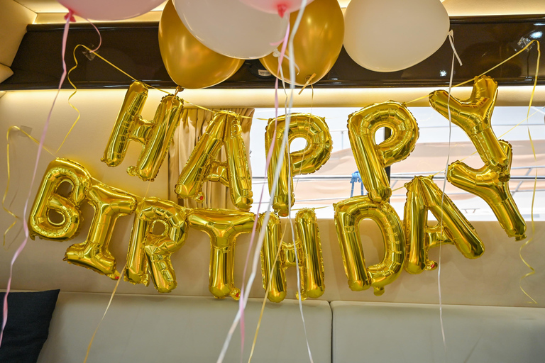 2 Hour Birthday Celebration on a Yacht in Dubai 3 Hours Birthday Yacht tour