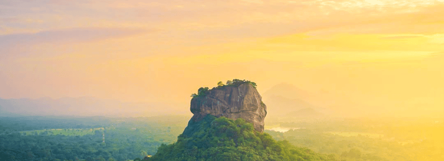 Randonnée au Rocher du Lion de Sigiriya et safari dans le parc national de Minneriya
