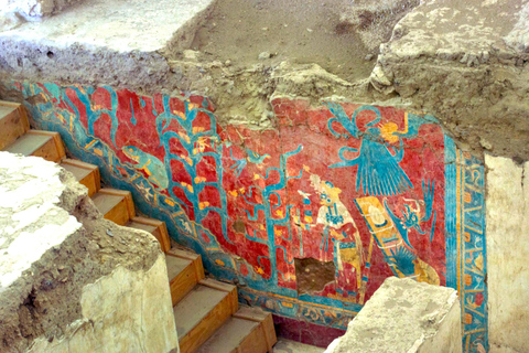 Au départ de Puebla : visite privée sacrée à Cacaxtla et XochitécatlDepuis Puebla : Visite privée sacrée à Cacaxtla et Xochitécatl