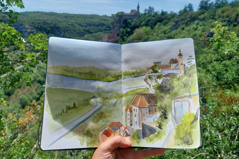 Rocamadour: Travel sketchbook