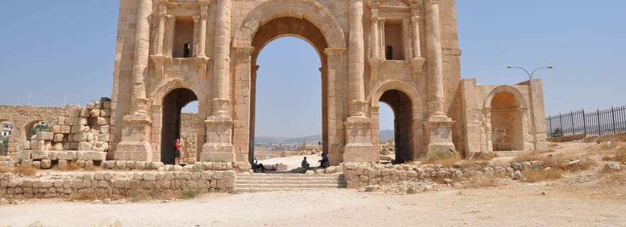 Visite d'une journée à Jerash, au château d'Ajloun et à Umm Qais, en privé ou en partage.