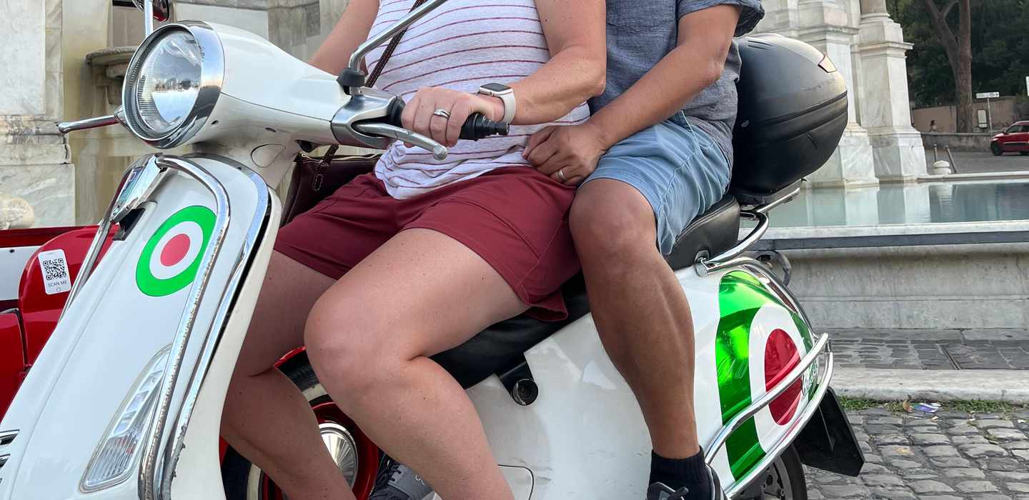 Rom: Vespa-Selbstfahrertour mit Gelato