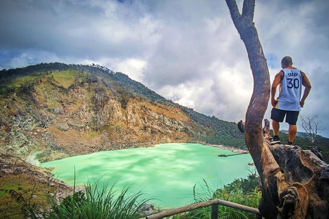 Bandung: White Crater, Scenic Tea Plantations & Hot Spring Open Tour: White Crater & Surroundings areas. with Tickets