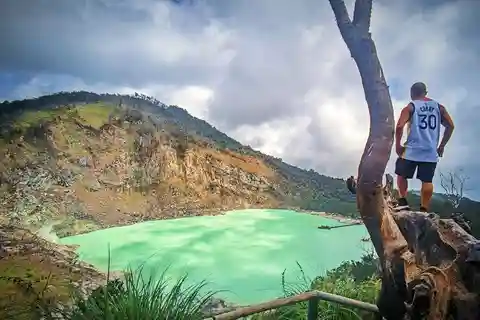 The White Crater, Lake, Suspension Bridge, & Hotspring Tour