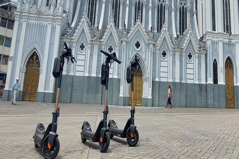 Cali: Guided Scooter Tour with Local Food and Landmarks