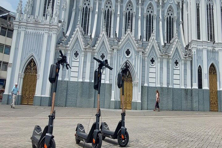 Cali: Guided Scooter Tour with Local Food and Landmarks