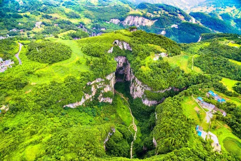 2-daagse Wulong trektocht (GeoPark+Fairy Mt+Furong Grot)auto incld