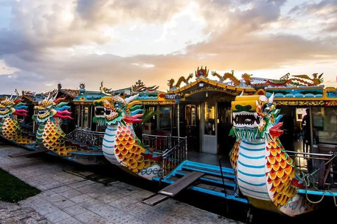 Tour en barco del dragón de Hue: Explora la Pagoda Thien Mu y las Tumbas Reales