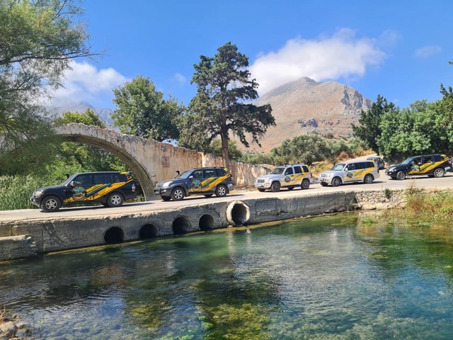 Crete: Private Jeep Safari | Arkadi, Gorges, & Preveli Beach