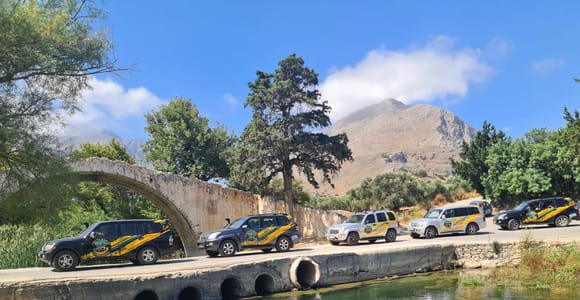 Crete: Private Jeep Safari | Arkadi, Gorges, & Preveli Beach
