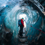 Skaftafell: Cueva de hielo azul y excursión por el glaciar Vatnajökull
