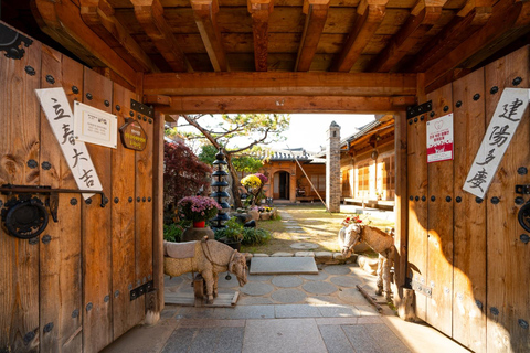 De Seul: Viagem de 1 dia a Jeonju Hanok Village e JangtaesanSaída 4 da estação Hongik Univ.