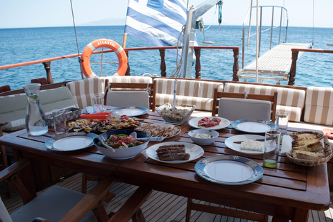 Mykonos: Delos and Rhenia Islands Cruise with BBQ Meal Cruise with Delos Guided Tour