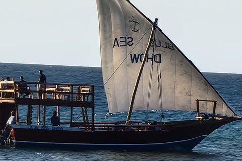 Zanzibar Sunset With Dhow Boat