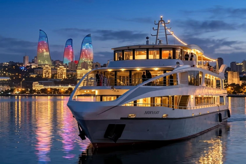 Baku: Caspian Skyline Boat Tour + Old Town Experience Private Tour