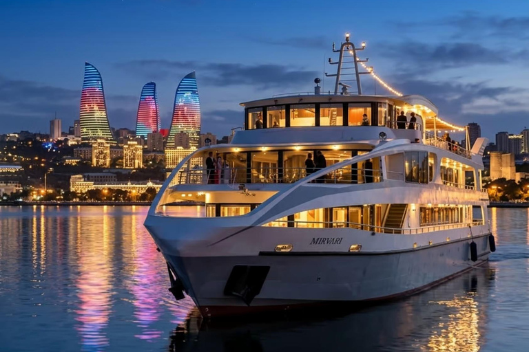 Baku: Caspian Skyline Boat Tour + Old Town Experience Private Tour