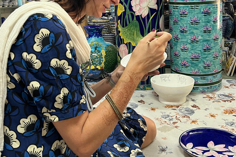 斋浦尔蓝陶亲手制作体验斋浦尔蓝陶亲手体验