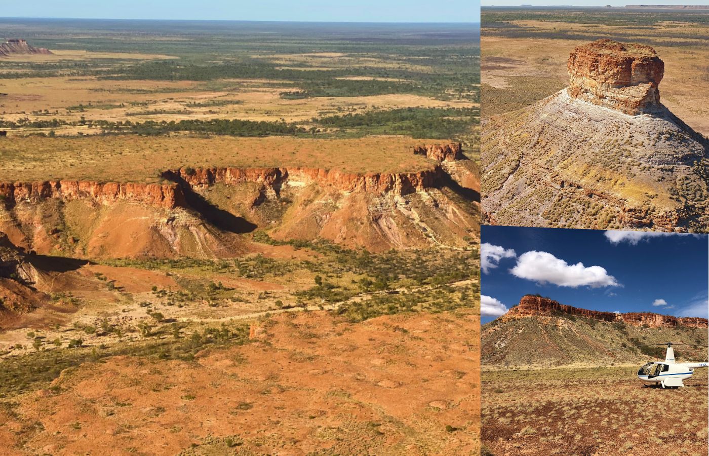 Broome: Hubschrauberrundflug über die Edgar Ranges