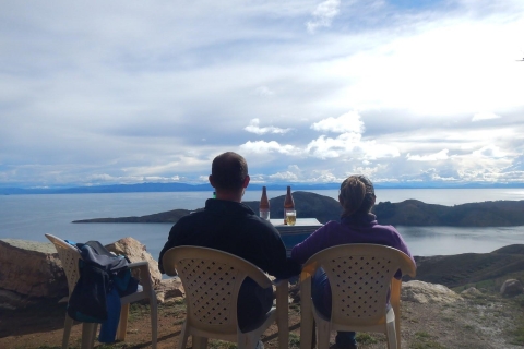 Katamaran auf dem Titicacasee und Besuch der Isla del Sol