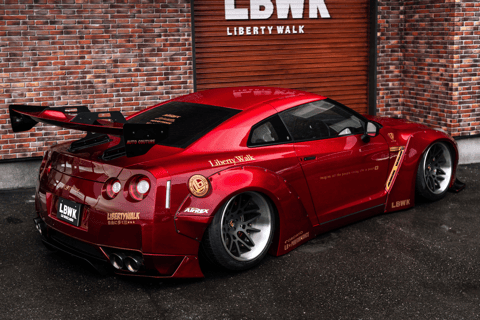 Tokyo: Be a member GT-R Car club R35 Liberty Walk Tokyo: Daikoku GT-R R35 Liberty Walk Tour