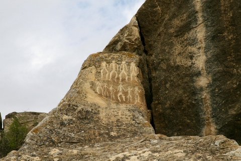 Visite guidée de Gobustan et du temple du feu avec un guide parlant italien