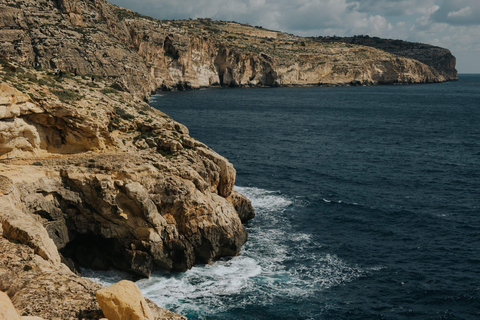 Full Day Round Malta Boat Trip — Hot Lunch & Swimming Stops