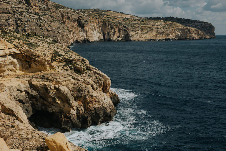 Full Day Round Malta Boat Trip — Hot Lunch & Swimming Stops
