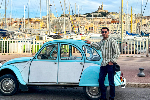 Rundtur i Marseille med privat vintage Citroen