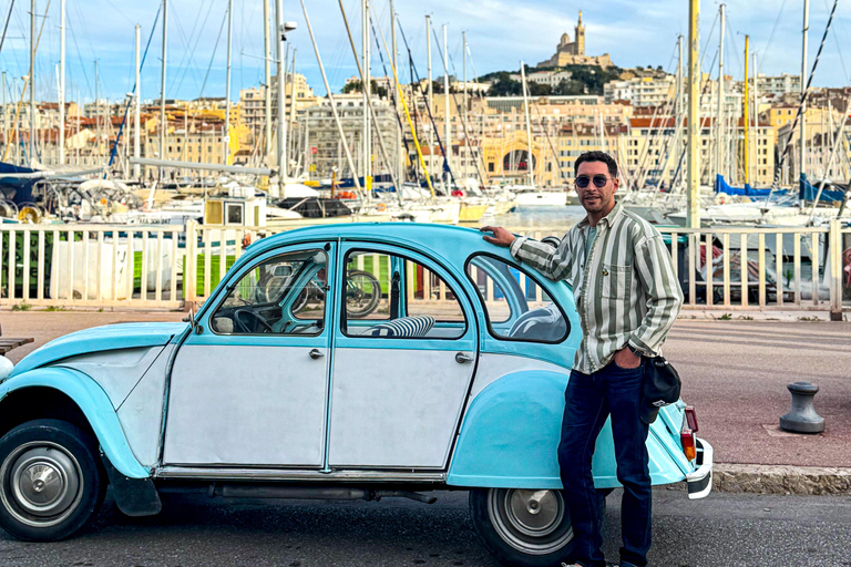 Tour durch Marseille mit einem privaten Citroen-Oldtimer