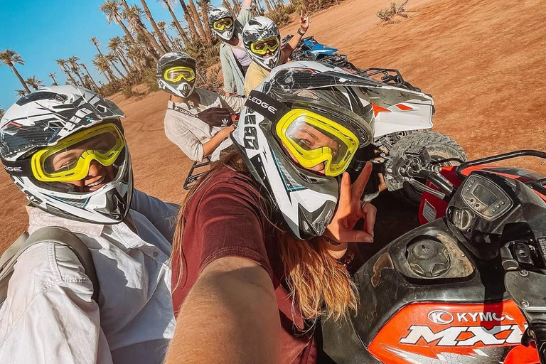 Marrakech: Agafay Desert Quad Bike, Camel Ride, Pool & Lunch Desert Agafay : Quad Biking, Camel Ride, Lunch & Pool