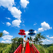 Ubud Private Escape: Balinese House, Swing & Waterfall