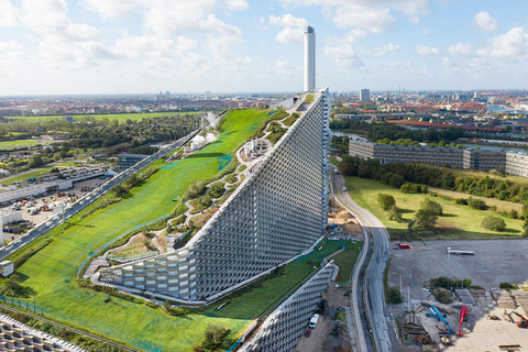 Skiing on top of a power plant in Copenhagen