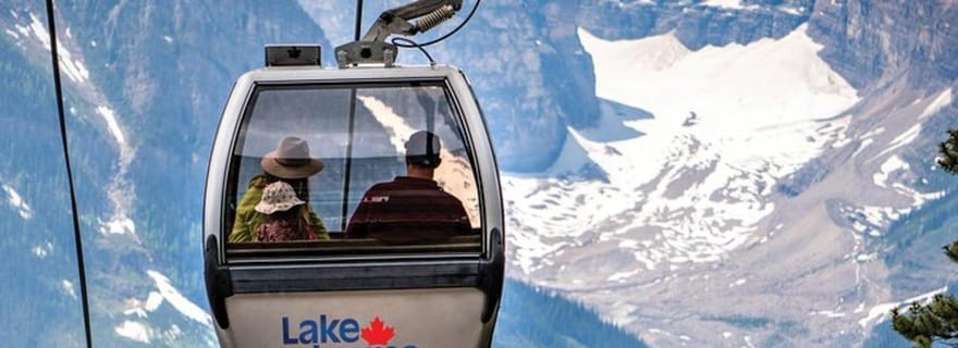 Télécabine hivernale du lac Louise