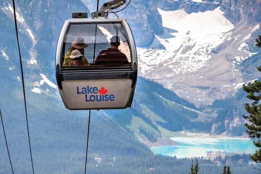 Sightseeing-Gondel am Lake Louise. Foto: GetYourGuide Sightseeing-Gondel am Lake Louise. Foto: GetYourGuide