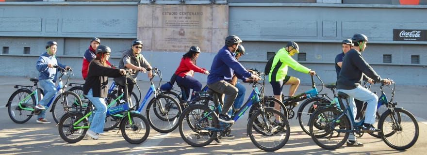 Montevideo : Promenades guidées en vélos électriques