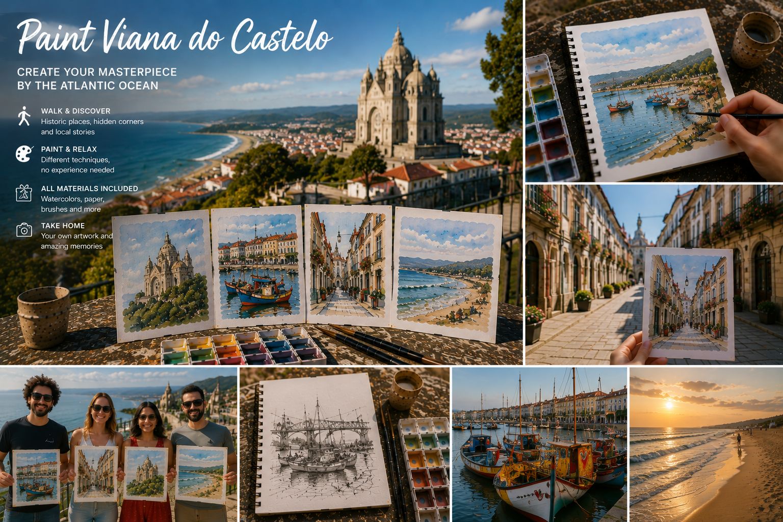 Viana do Castelo: Rundgang und Malworkshop