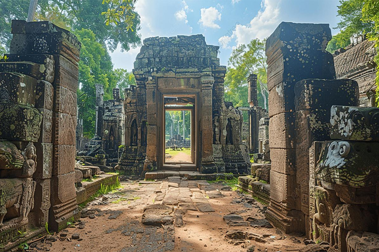 Angkor Wat: Full-Day Guided Sunset Tour Small Group Guided Sunset Tour of Angkor Wat