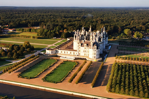 Sorvolo di Chambord in mongolfiera