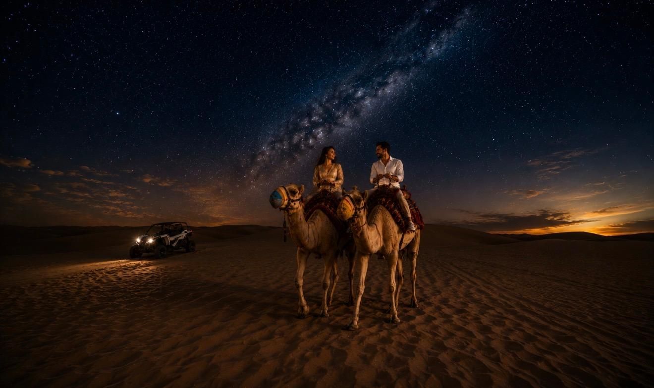 Doha Night Desert Safari Stargazing und Kamelritt